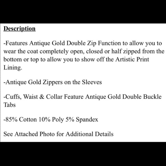 Tov Holy Denim Duster Coat - Rare - Picture 4 of 6